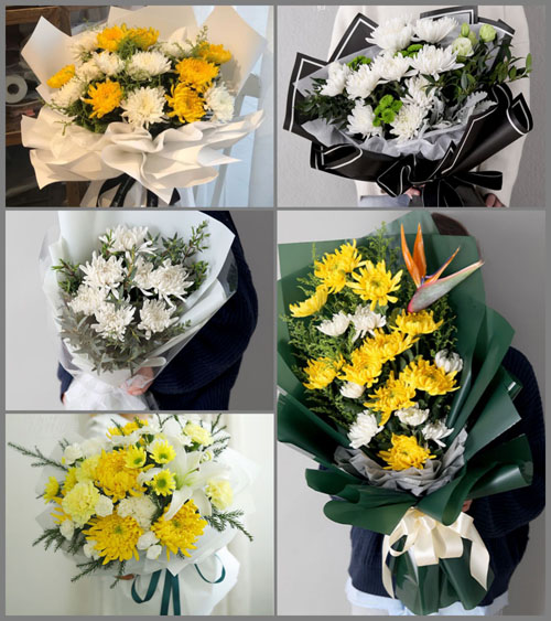 安徽亳州市利辛县巩店镇荆桥村白事花束代送